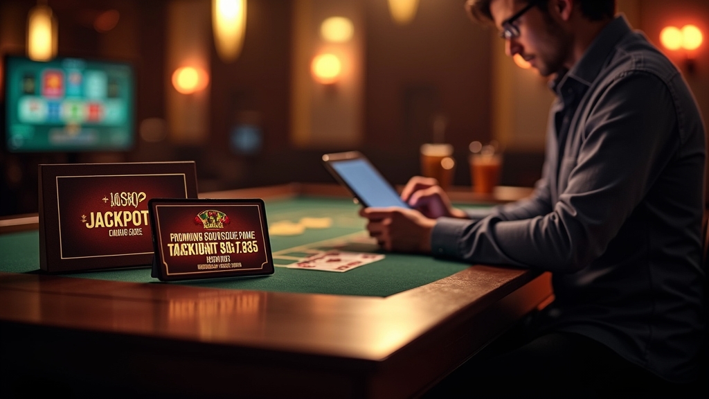 Casino player comparing bonus code offers on a tablet