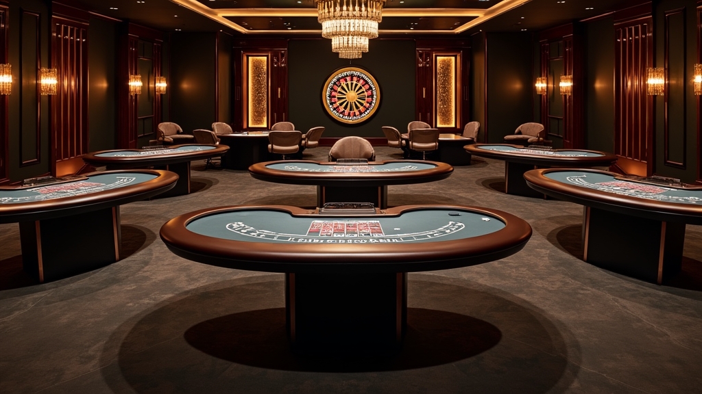 Multiple live dealer tables for blackjack, roulette, baccarat, and game-show play